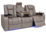 Gray Seatcraft Anthem Home Theater Sofa