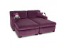 fabric chaise lounger