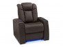 Seatcraft Enigma Top Grain Leather 7000, Powered Headrest & Lumbar, Power Recline, Black or Brown, Single Recliner
