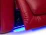 Seatcraft Equinox Top Grain Leather 7000, Powered Headrest & Lumbar, Power Recline, Black, Brown, or Red, Single Recliner