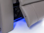 Seatcraft Kodiak Top Grain Leather 7000, Powered Headrest & Lumbar, Power Recline, Black, Brown, Red, or Gray, Single Recliner