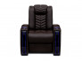 Seatcraft Veloce Top Grain Leather 7000, Powered Headrest & Lumbar, Power Recline, Black or Brown, Single Recliner 