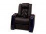 Seatcraft Veloce Top Grain Leather 7000, Powered Headrest & Lumbar, Power Recline, Black or Brown, Single Recliner 