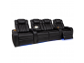 Mantra Black Row of 4 with Loveseat