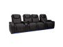 Muse Black Row of 4 with Loveseat