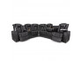 Seatcraft Black Home Theater Sofa Loveseat Sectional