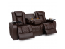 Seatcraft Aeris Sofa in Brown Leather Gel