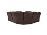 Seatcraft Aeris Multimedia Sectional, Leather Gel, Powered Headrest, Power Recline, Black or Brown