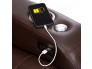 USB Charging for Seatcraft Carlsbad Brown Media Room Sectional