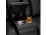 Seatcraft Aeris Sofa & Loveseat Leather Gel, Powered Headrest, Power Recline, Black or Brown
