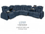 Seatcraft Cadence Leather Living Room Sectional
