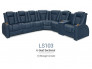Seatcraft Cadence Leather Living Room Sectional