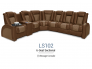 Cadence Your Choice Two Tone Sectional Configuration LS102