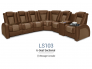 Cadence Your Choice Two Tone Sectional Configuration LS103