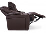 Colosseum Brown Sofa Full Recline Side View