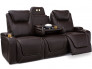 Brown Seatcraft Colosseum Big and Tall Home Theater Sofa
