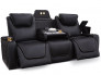 Black Seatcraft Colosseum Sofa Big & Tall