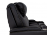Seatcraft Concerto Heat & Massage Sofa & Loveseat, Top Grain Leather 7000, Powered Headrest, Powered Lumbar, Power Recline, Black or Brown