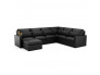 Diamante Ottoman and L Shaped Couch