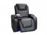 Seatcraft Equinox Top Grain Leather 7000, Powered Headrest & Lumbar, Power Recline, Black, Brown, or Red, Single Recliner