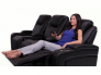 Seatcraft Equinox Home Theater Seats ComfortView Power Lumbar and Headrest