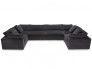 Black U-Shaped Heavenly Modular Sofa