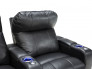 Seatcraft Monterey Back Row Top Grain Leather 7000, Powered Headrest, Power Recline, 8.5