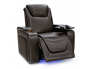 Seatcraft Paladin Heat & Massage, Top Grain Leather 7000, Powered Headrest, Powered Lumbar, Power Recline, Black or Brown, Single Recliner
