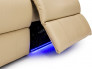 Seatcraft Palladius Luxury Leather Sofa for Media Rooms