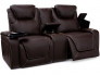 Colosseum Loveseat Brown Front view