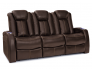 Seatcraft Republic Sofa Top Grain Leather 7000, Powered Headrest, Power Recline, Black, Brown, or Gray