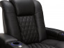 Seatcraft Virtuoso Heat & Massage, Top Grain Leather 7000, Powered Headrest, Powered Lumbar, Power Recline, Black, Brown, or Gray, Single Recliner