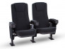 Seatcraft Zenith Movie Seats, Fabric, Black