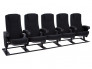 Seatcraft Zenith Free-Standing Base Movie Seats, Fabric, Black