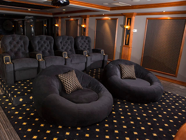 The most epic home theatres inside six mega mansions currently for sale