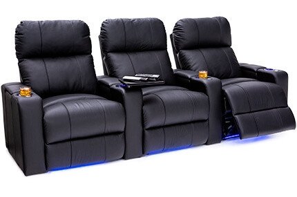Seatcraft Julius Big & Tall 400lb Capacity Seating, Top Grain Leather 7000, Powered Headrest, Power Recline, Black or Brown