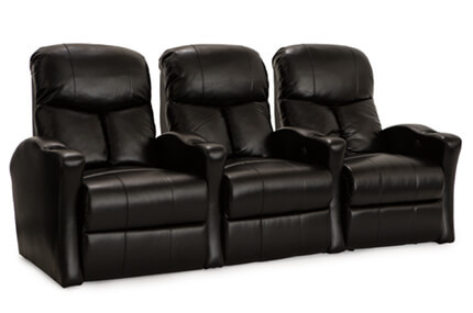 Lane 175 Grand Bonded Leather, Power or Manual Recline, Black