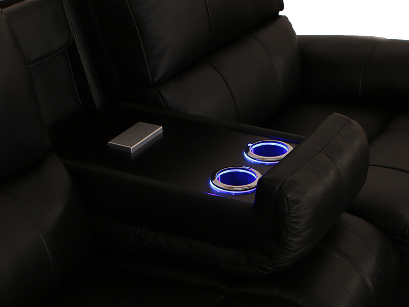 Madison home theater sofa for media rooms