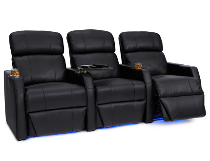 Seatcraft Sienna Leather Gel, Power or Manual Recline, Black or Brown