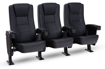Seatcraft Montago Movie Seats, Vinyl, Black