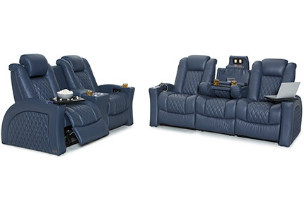 Seatcraft Cadence Sofa and Loveseat 4 Materials, 15+ Colors, Powered Headrest & Lumbar, Power Recline