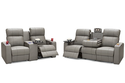 Seatcraft Calistoga Sofa and Loveseat Top Grain Leather 7000, 8+ Colors, Powered Headrest, Power Recline