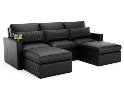 Seatcraft Diamante Media Lounge Sofa