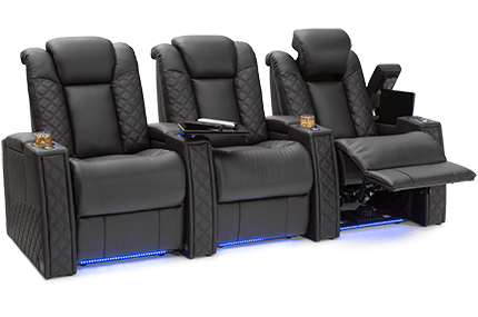 Enigma Home Theater Seats with Power Recline