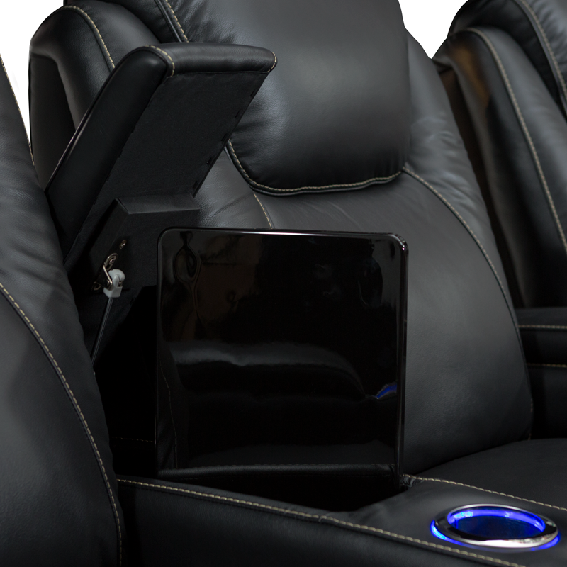 Seatcraft Equinox Black Home Theater Seats