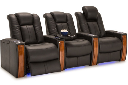 Seatcraft Monaco Top Grain Leather 7000, 8+ Colors, Powered Headrest, Power Recline, Straight or Curved Rows