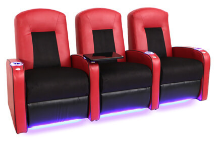 Cavallo Rapture Space Saver 2 Materials, 95+ Colors, Power or Manual Recline, Straight or Curved Rows