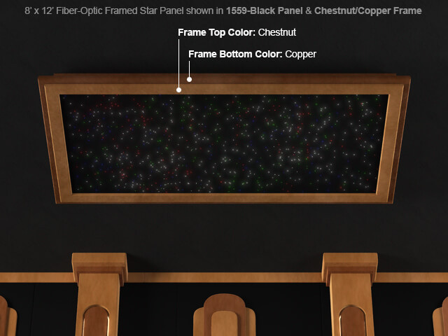 SoundRight Framed Fiber-Optic Star Panel