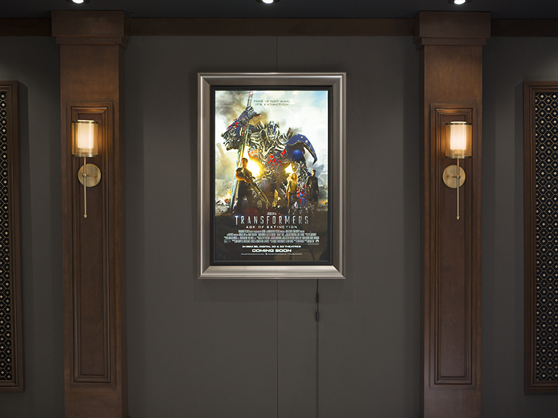 SoundRight Promenade LED Metal Movie Poster Frame