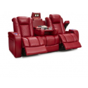 Seatcraft Anthem Sofa Top Grain Leather 7000, Powered Headrest, Power Recline, Black, Brown, or Red